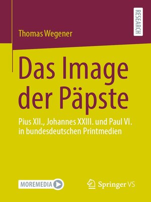 cover image of Das Image der Päpste